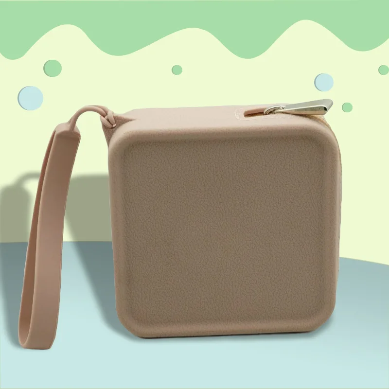 Daily Use Mini Silicon Storage Bag Cosmetic Make Up Case Bag For Ladies Zip Pouch Reusable Silicone Storage Bag