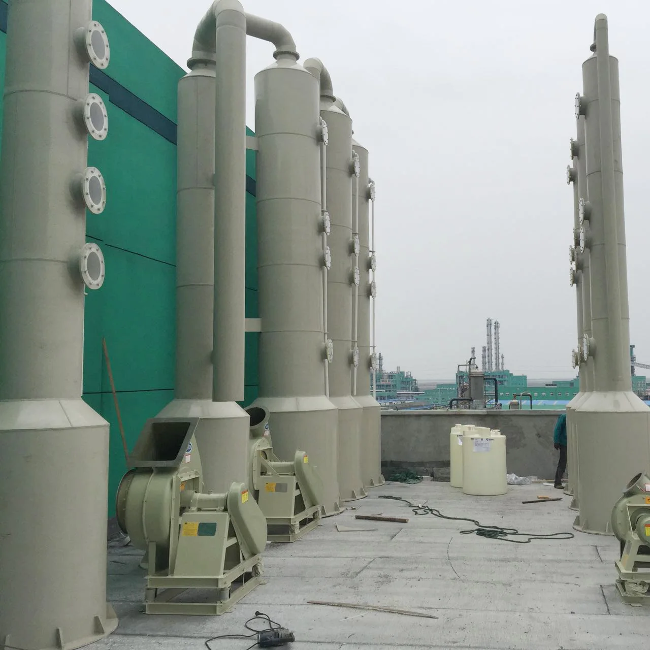 Professional Waste Gas Treatment Wet Dedusting Scrubber For Waste Gas Treatment (1600569681746)