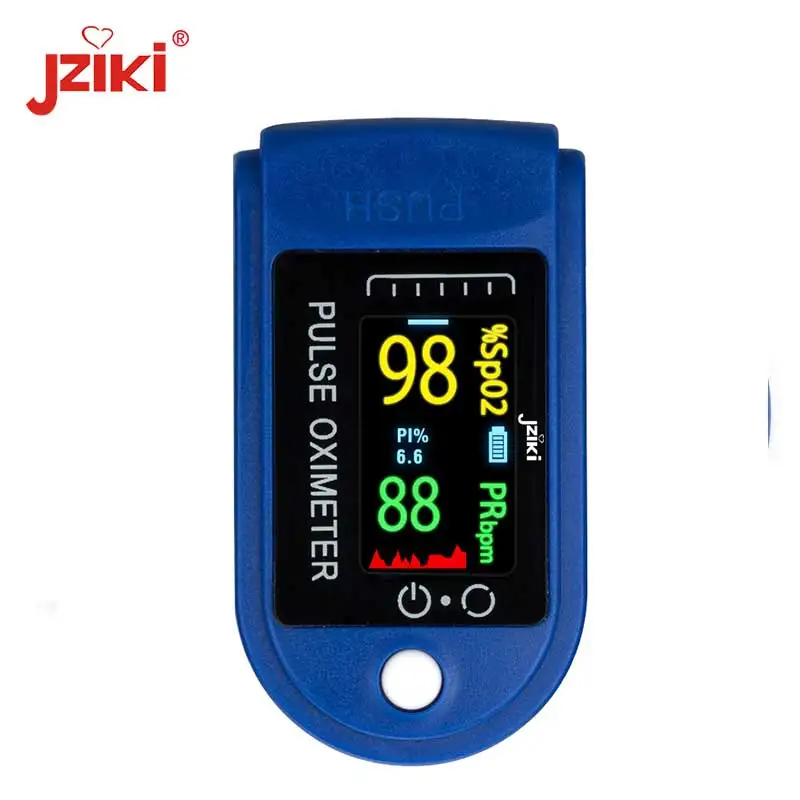 Best Selling TFT Finger Pulse Oximeter Fingertip Accurate SPO2 Pulse Reading, Pulse OX with Carrying Bag and Lanyard for Medical