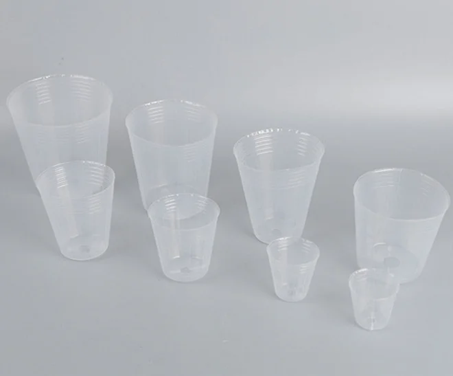 Чаша для орхидеи одноразовая прозрачная мягкий пластиковый горшок рассады питательная чашка цветочный