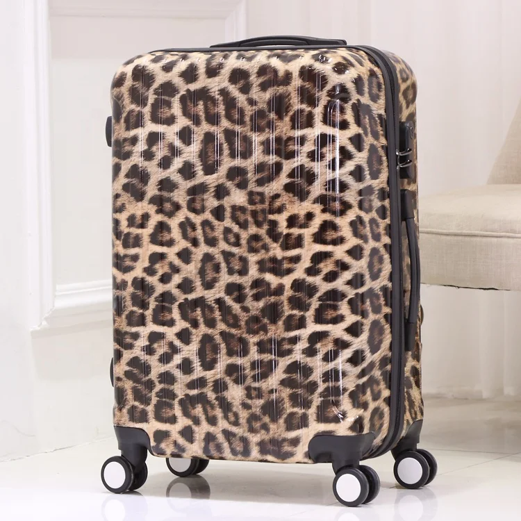 Waterproof hard shell trolley case suitcase 4 wheels DIY Abs PC printing luggage set, custom logo luggage travel luggage set