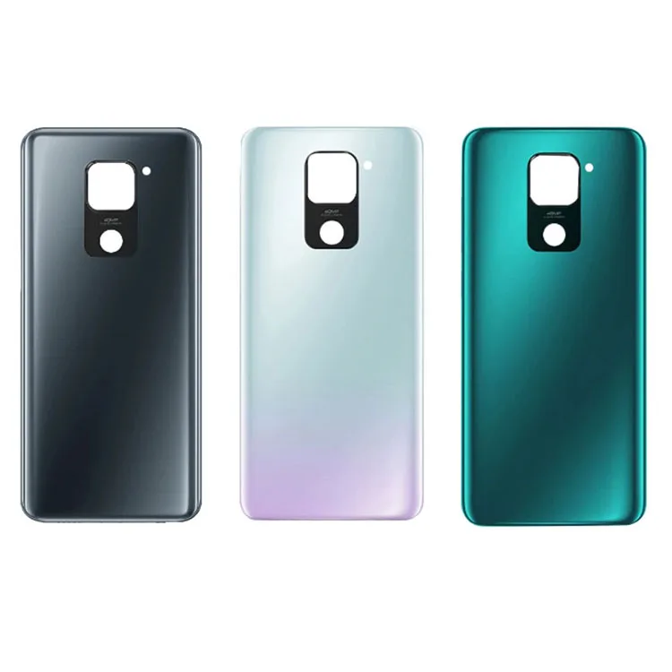 100% оригинальное заднее стекло для Xiaomi Redmi Note 9 Крышка батарейного отсека задняя панель корпуса