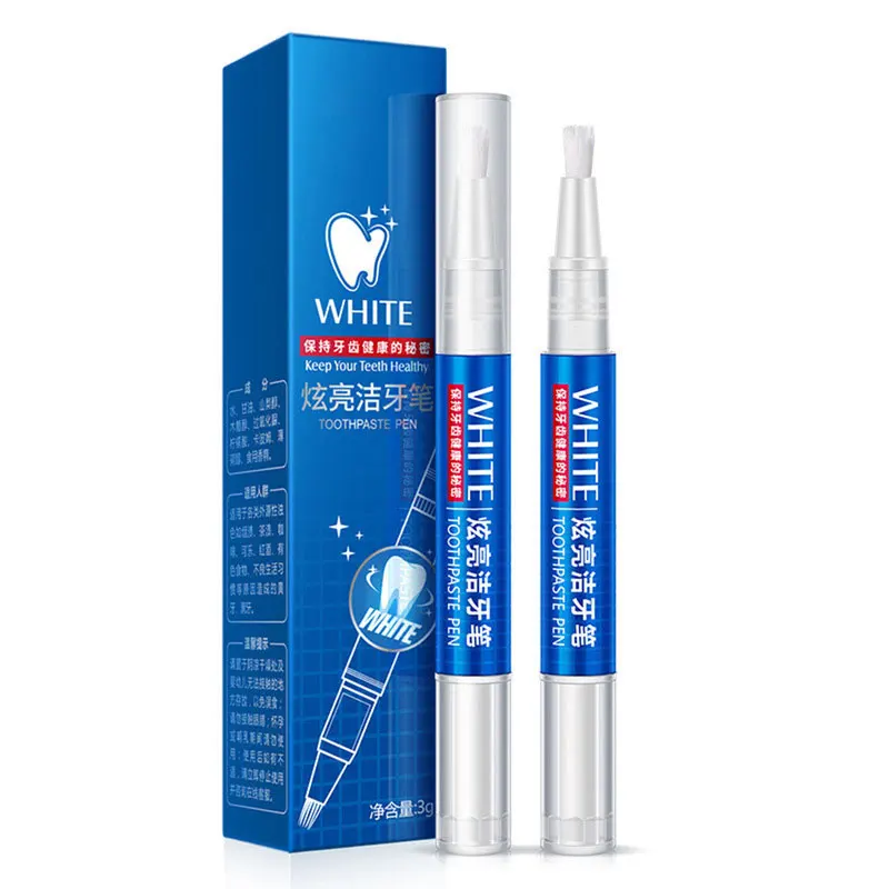 Wholesale professional custom cleaning tooth care serum twist instant stain removing teeth whitening pencil pen gel