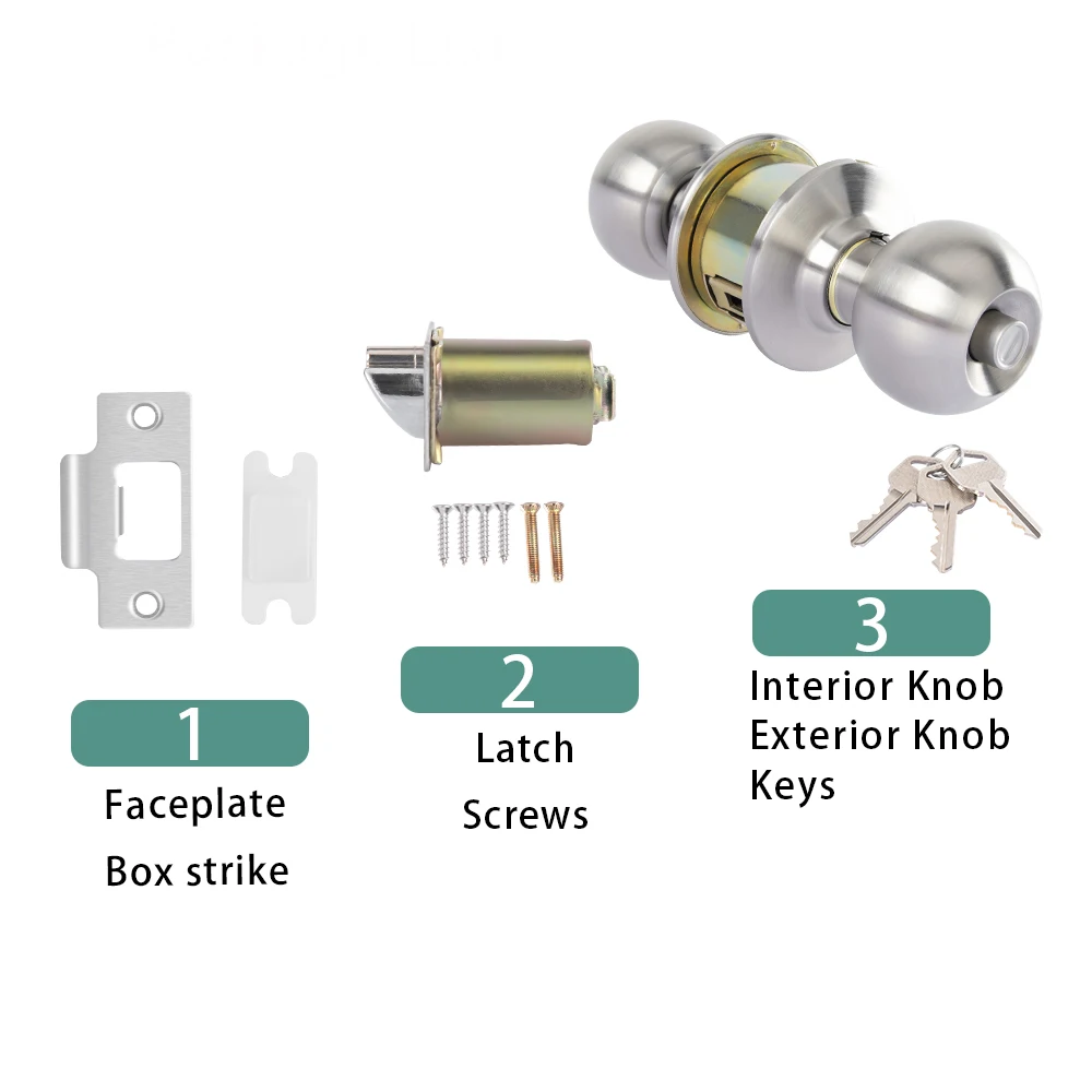 
Apartment Traditional Entrance Passage Nickle Exterior Combo Locks Door Handle Lock Usa Bedroom Privacy Deadbolt Satin 20 C~50 