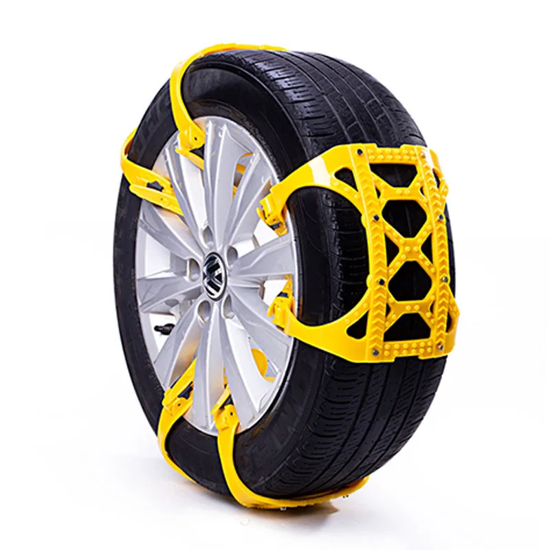Wholesale auto accessories snow chains for car tires suitable tesla model 3 X Y emergency anti slip tire chain SUV Anti-Skid