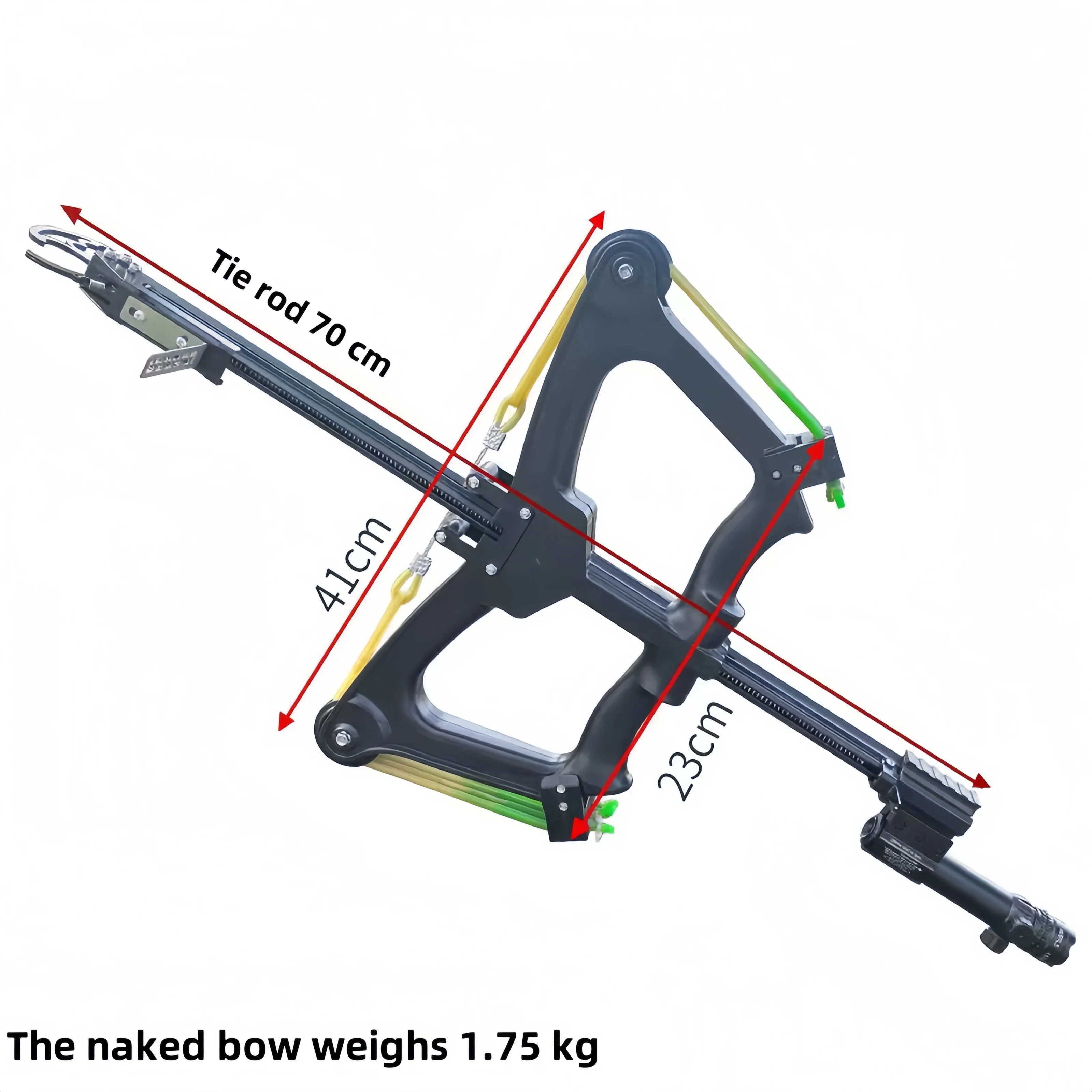 High precision 40 burst adult outdoor hunting slingshot continuous composite steel ball green laser mechanical metal shooting