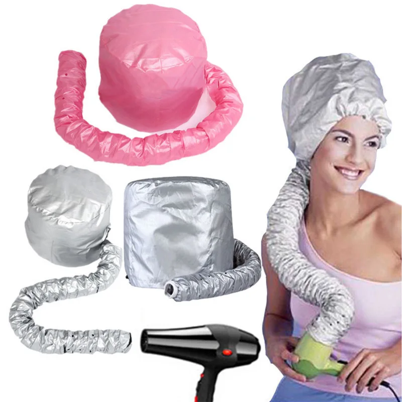 Hair bonnet hood hair dryer hat,Allows you to enjoy a long workout-for hairdressing, and ionic soft bonnet hair dryer