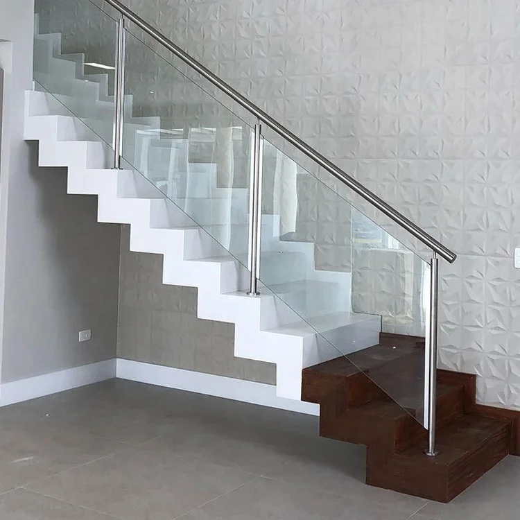 Antirust Ss Balustrades 304 316 Balcony Deck Glass Railing Handrail Post