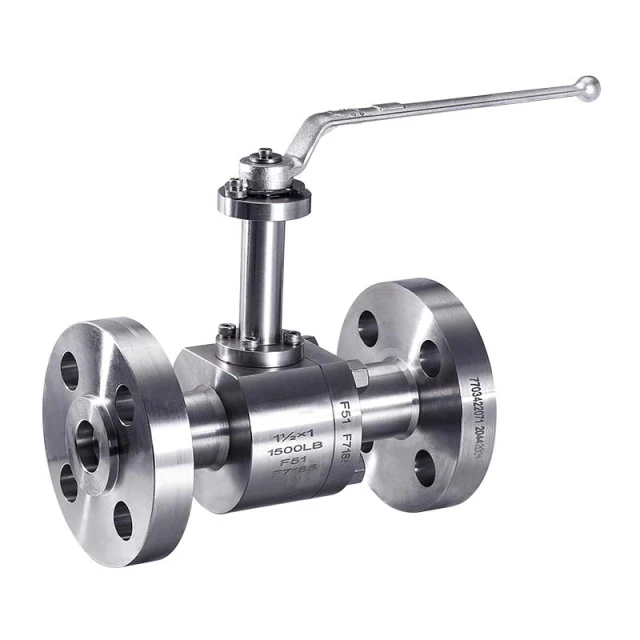 factory hot sell 150LBS-2500LBS high pressure RF RTJ flanged ball valve