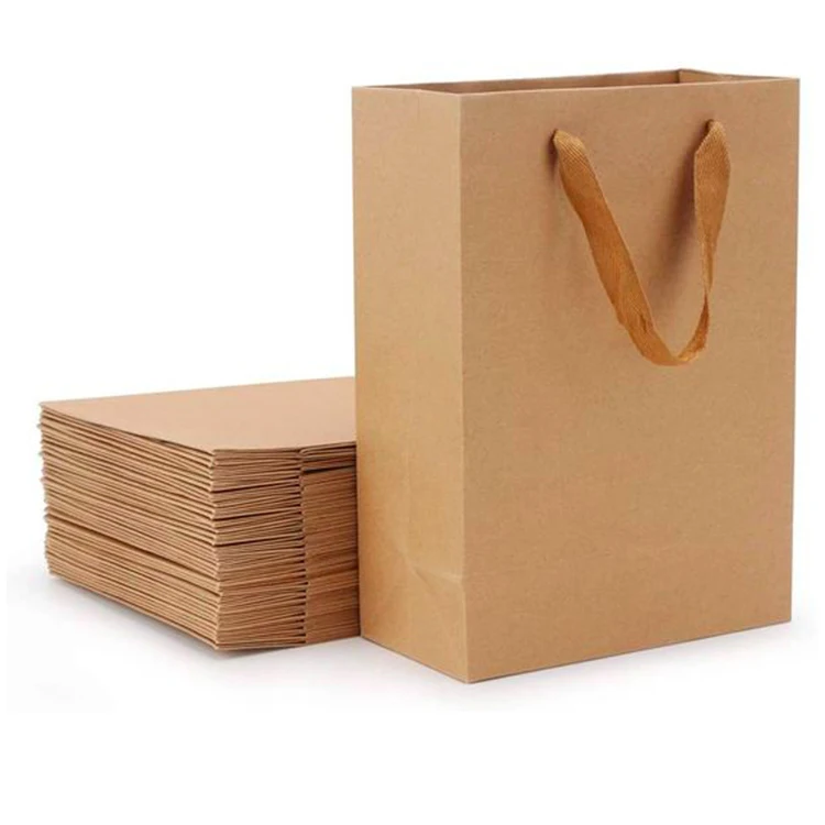 Почтовый пакет для онлайн-покупок, доставка, упаковка из крафт-бумаги, почтовые пакеты с ручкой