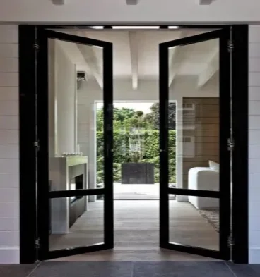 Luxury air-proof waterproof low-e glass double glazed Hurricane proof wet Steam Sound-proof modern exterior door