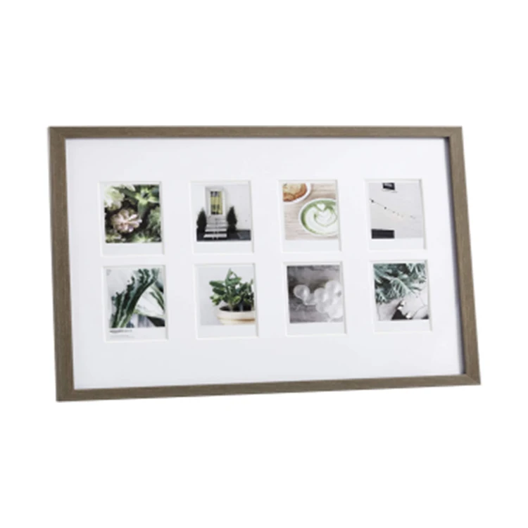 Factory Classic Simple Style Art Frames Wooden Wall Picture Photo Painting Frame Grey China Wall Hanging Home Carton Iron Europe