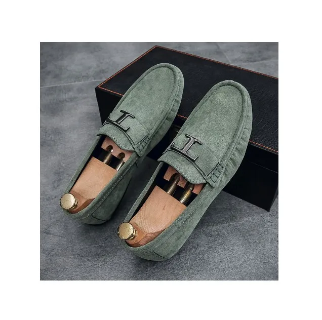 Loafer Shoes In Stock Mens Casual Flat Fashion Slip On Driving Shoes Casual Flat Loafer Boat Shoes