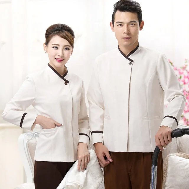 
Housekeeping cotton men/women staff uniforms  (62382802117)