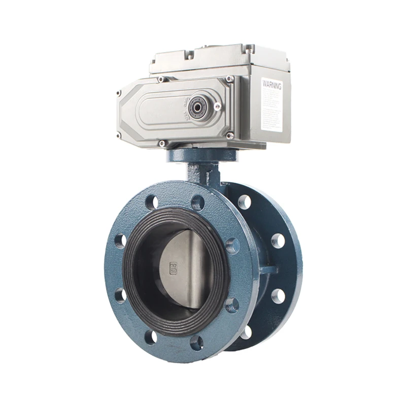 Cast Iron Wafer Electric Actuated Butterfly Valve With Actuator Flange Pneumatic Low Price China Valve Butterfly Manufacturer