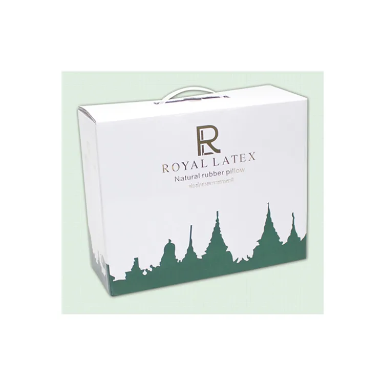 
Corrugated Kraft Boxes Custom Printed Paper Box Packaging with handle 