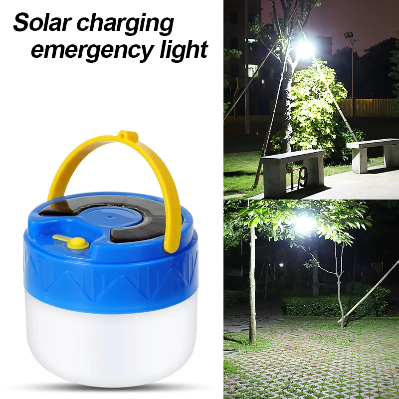 Wholesale New LED Outdoor Waterproof Camping Emergency Bulb Rechargeable Solar Light