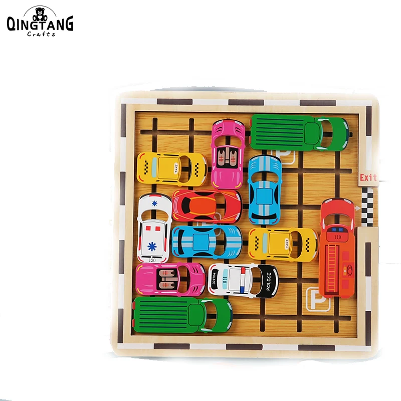 Logical Thinking Training Moving the Car Out of Library Maze Educational Toy