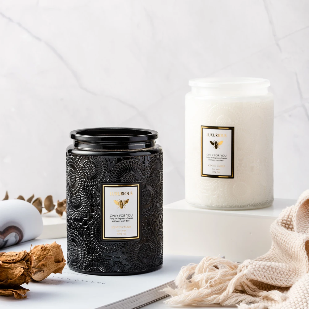 Hot Selling Perfume Air Fresh Private Label  Customized Soy Wax Competitive Product Scented Candles For Home Decoration