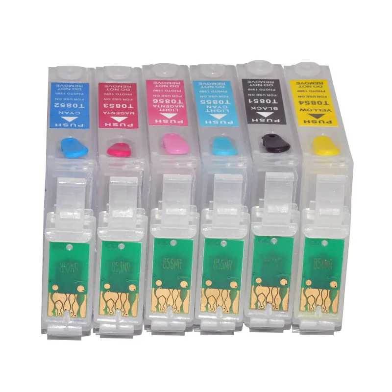 Refillable Ink Cartridge for T0851N T60 R330 with Chips