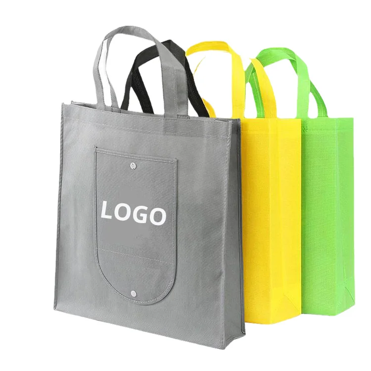 Custom wholesale high quality reusable pp restaurant spunbond handbag take out non woven takeaway nonwoven bags