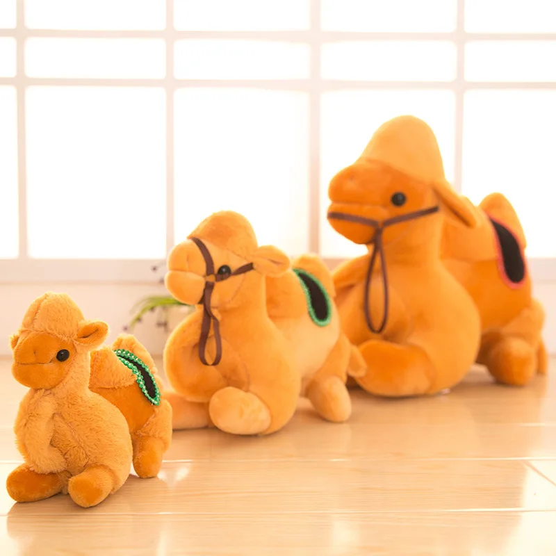 High quality kids cute camel animal doll pp cotton soft camel plush toy camel stuffed