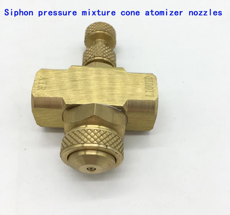 stainless steel external mixture misting nozzle,micron misting nozzles,fog mist nozzle