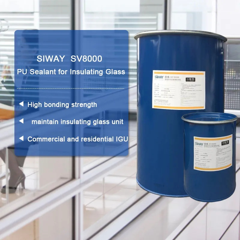 Neutral curing Two-component pu sealant for insulating glass for secondary sealing for commercial and residential applications