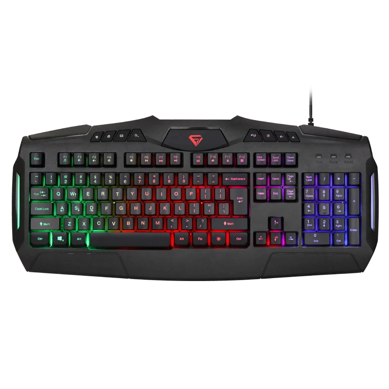 Low Price 104 Keys Rainbow Glowing Klavye Teclado Geimer Rgb Clavier De Gamer Pour PC Gaming Key Board Usb Wired Keyboard