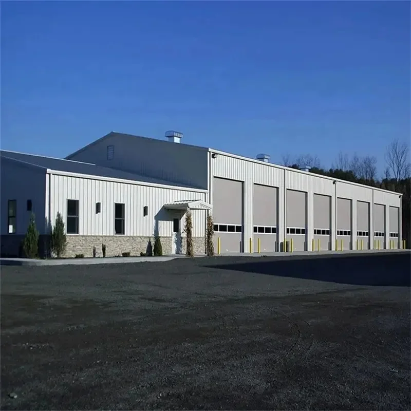 Легкая сборная стальная конструкция промышленное заводское цеховое здание