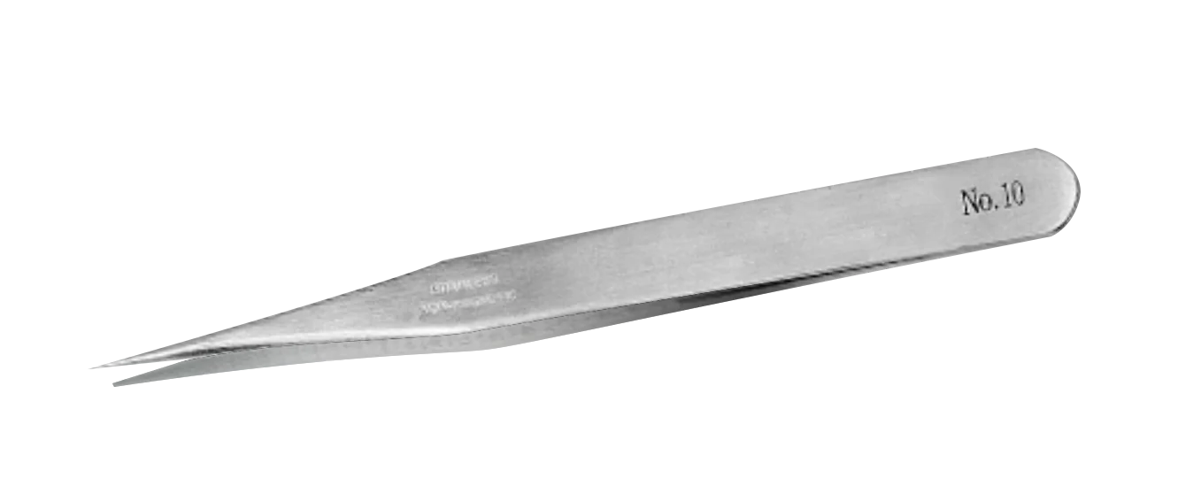 Economic Wei Tus Tool Industrial Pointed Curved Precision Stainless Steel Tweezers for Electronic Assembly