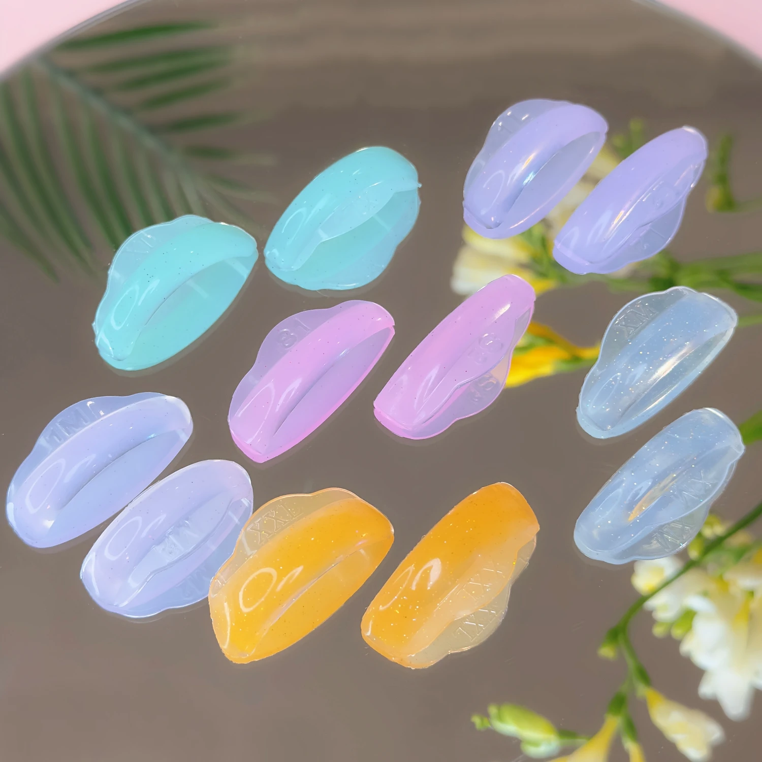 Lash Lift Shields Self Sticky Eyelash Lifting Pad Glueless Silicone Lami Lamination Shield for Glue Balm Perm Rod Tint Roller