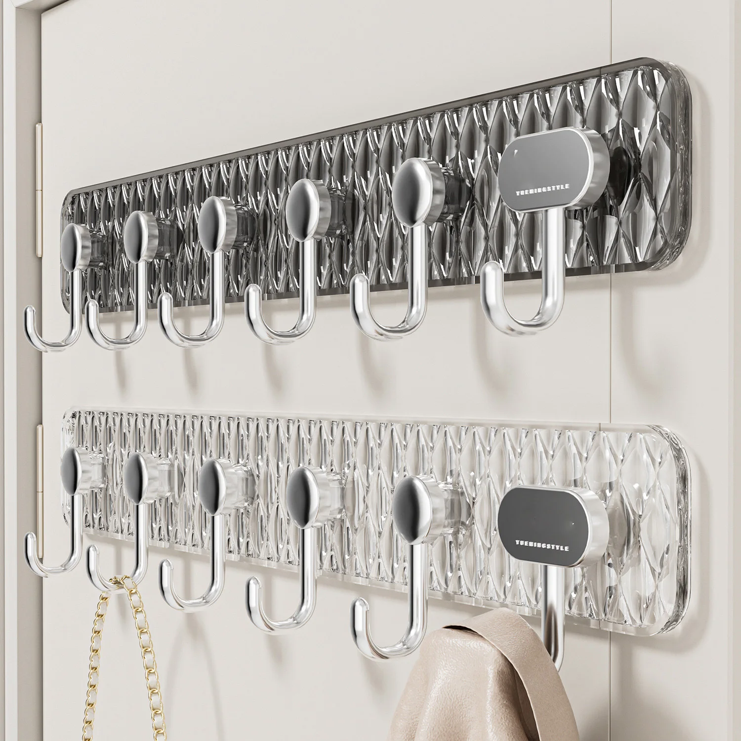 China Wholesale Adhesive Strong Load-Bearing Sticky Hooks Multifunctional Nail-Free Bathroom Kitchen Hooks