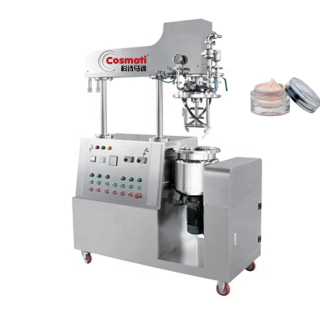 Cream vacuum homogenizer emulsifying mixer machine body cream lotion emulsifying production line