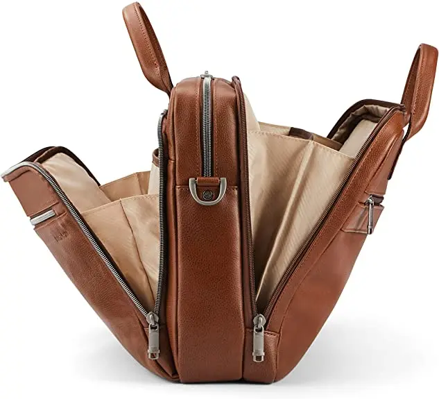 luxury Classic Leather Briefcase man bags genuine leather for men