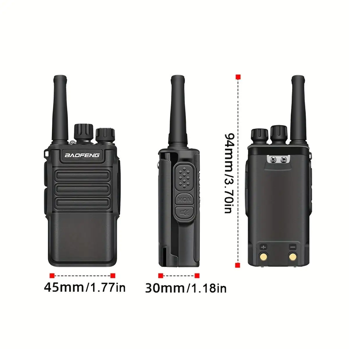 New BF-V8 Long Range Walkie Talkies - Professional Two Way Radio for Camping Hiking - Clear Sound Quality