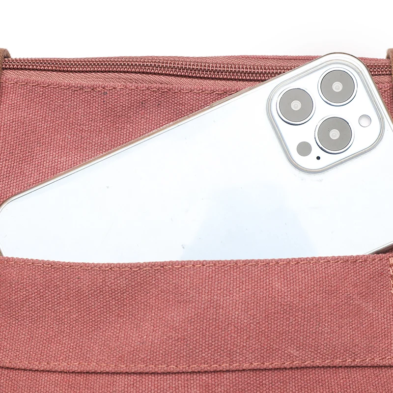 Women Canvas Multi-function Shoulder Bag Female Solid Color Travel Tote Simplicity Large-capacity Outside Crossbody Bag