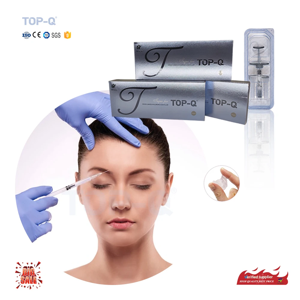TOP-Q Facial Filler Injection Hyaluronic Acid Dermal Filler for Remove Frown Lines