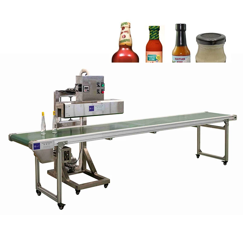 Bottle shrink sleeve label machine neck shrink label wrapping machine