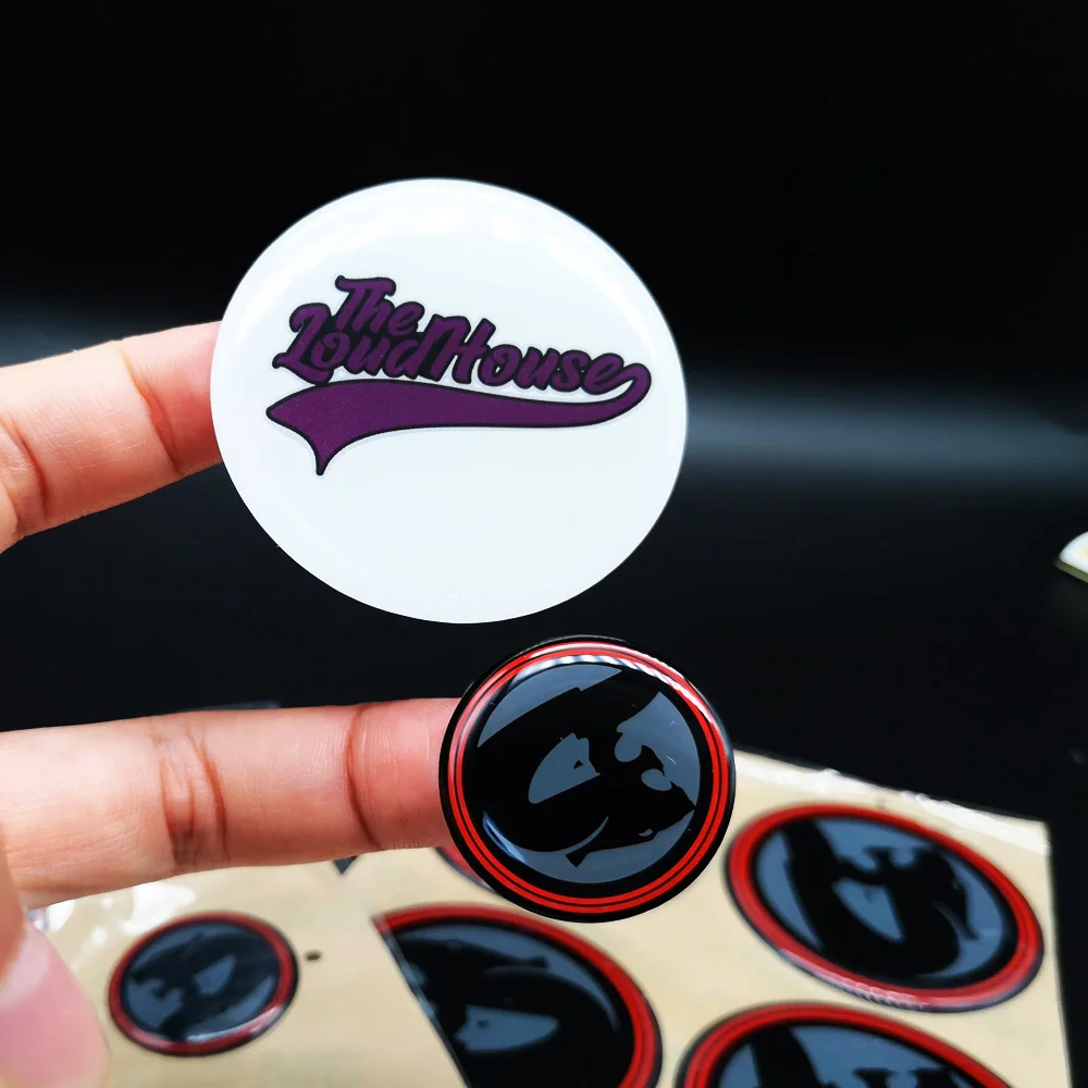 Custom Dome Sticker 3d Decal Customized Epoxy Sticker for Car Carton Decorative Sticker Promotional Gifts CMYK Custom Color