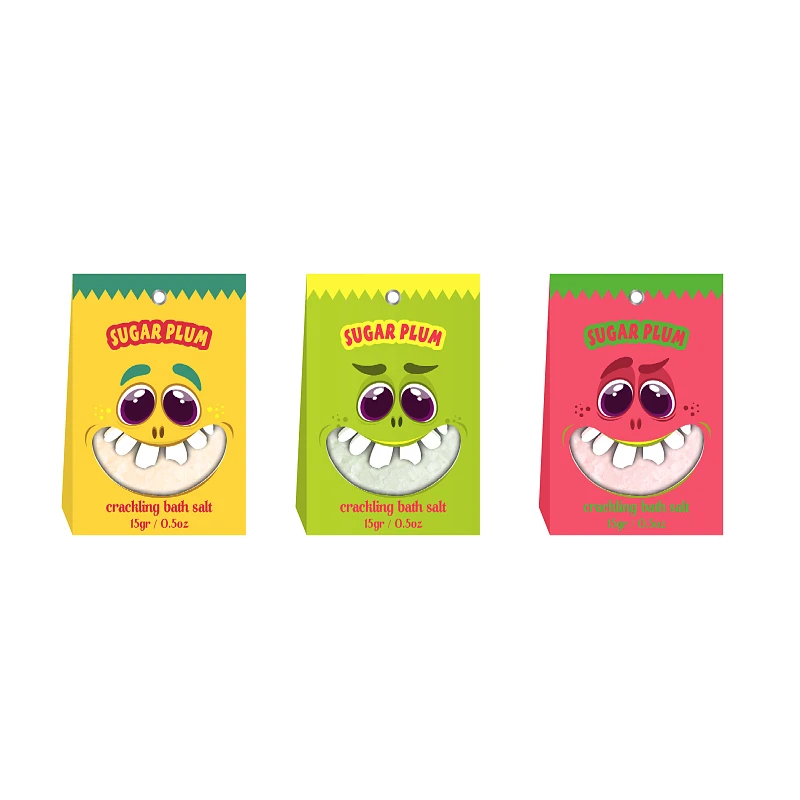 Crackling Epsom Bath salt Bath gift set spa Crystal 15g Bath salt  relaxing scent muscle soak crystal body relaxation