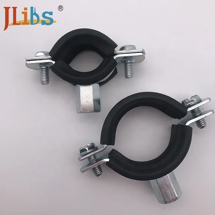 
Heavy rubber hose clamp M8 steel pipe clamps inch size 