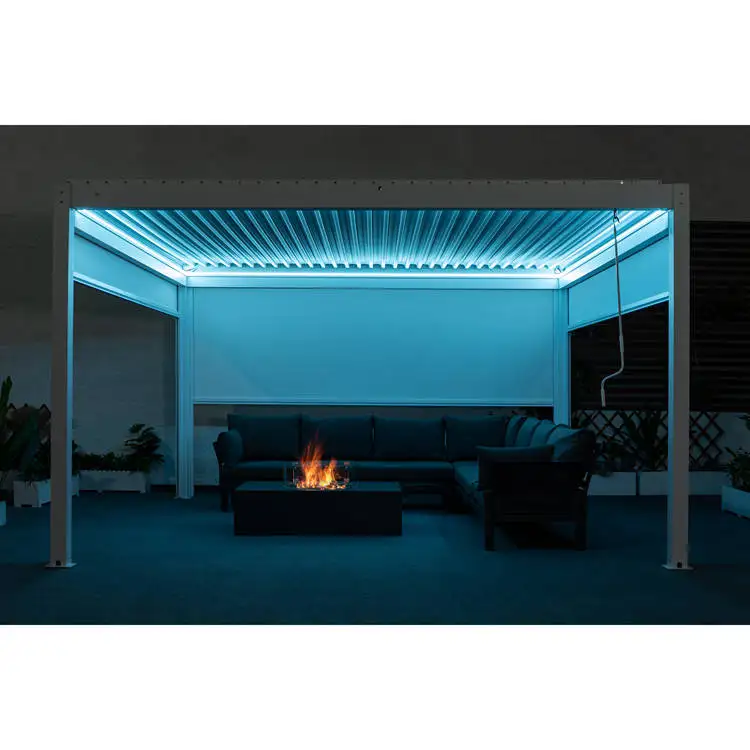 Sofa Outdoor Pergola Aluminum Waterproof Outdoor Pergola Garden Opening Patio Pergola