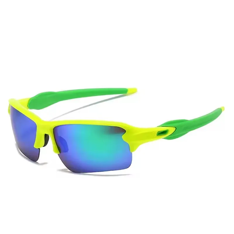 New Polarized Bicycle Glasses Half Frame Outdoor Colorful Real Film Sport Gafas De Sol Deportivas Dirt Bike Sunglasses