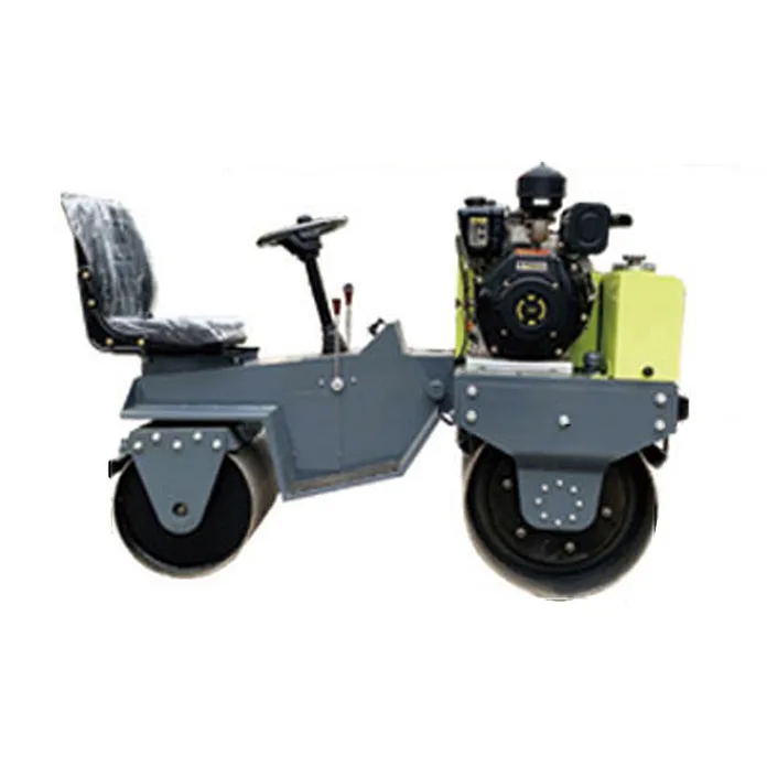Honda Mini Road Roller Compactor Ride-On Double Drum Vibratory Roller with Core Components Motor Engine Pump Bearing