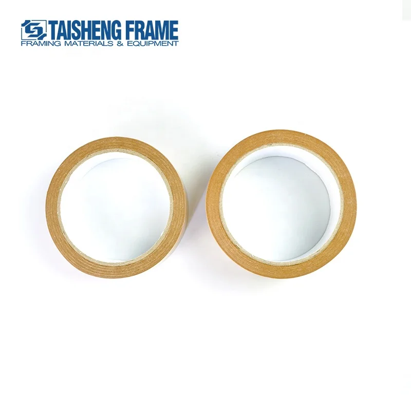 Custom Made Reinforced Paper Gummed Eco Friendly Water Activated Tape Active Gum Tape Jumbo Roll Kraft Paper Gummed Paper Tape