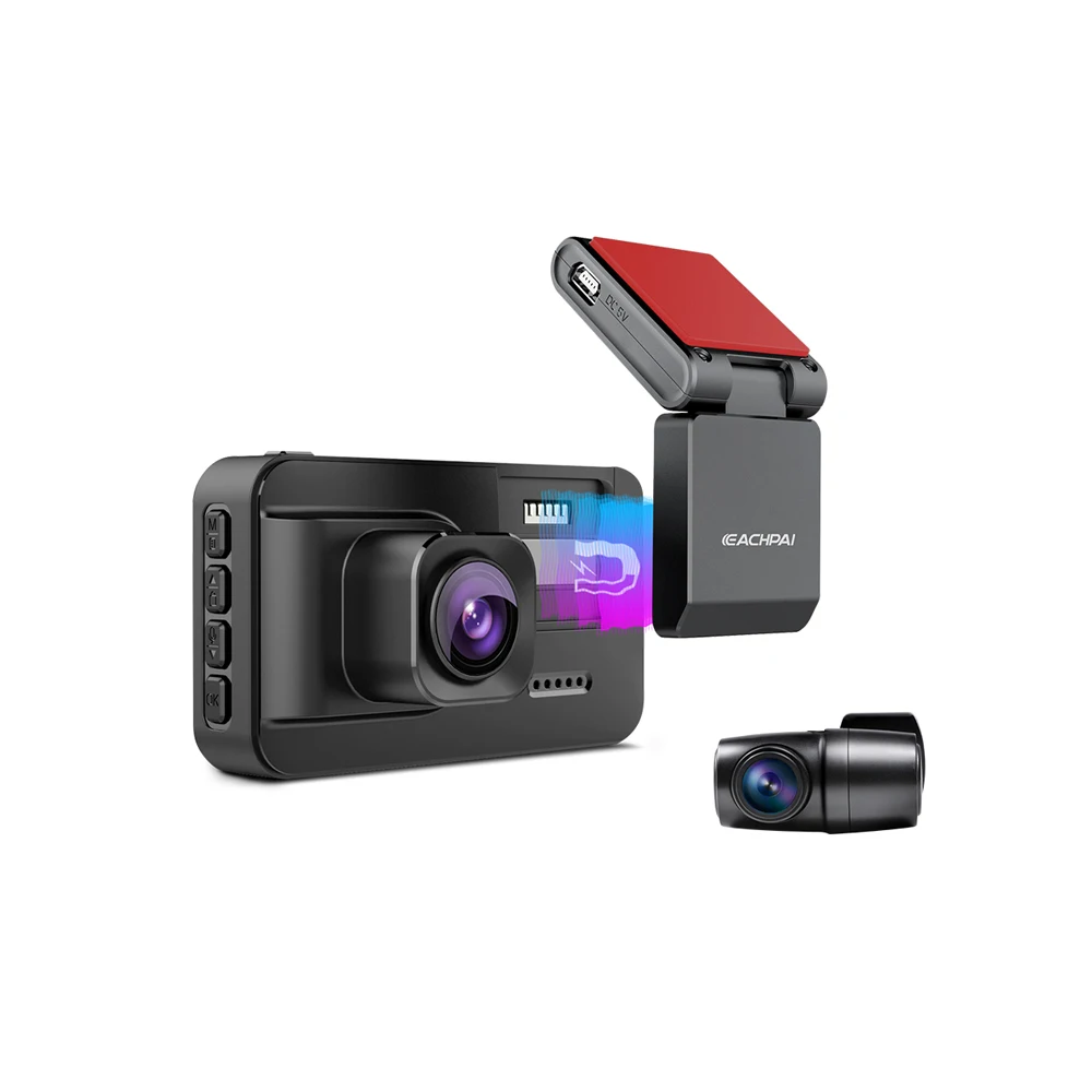 HOT EACHPAI NEW K5 UHD 4K IMX 415 Night Vision DVR Camera Car  Built in GPS WIFI Car Black Box  mini gps tracking device