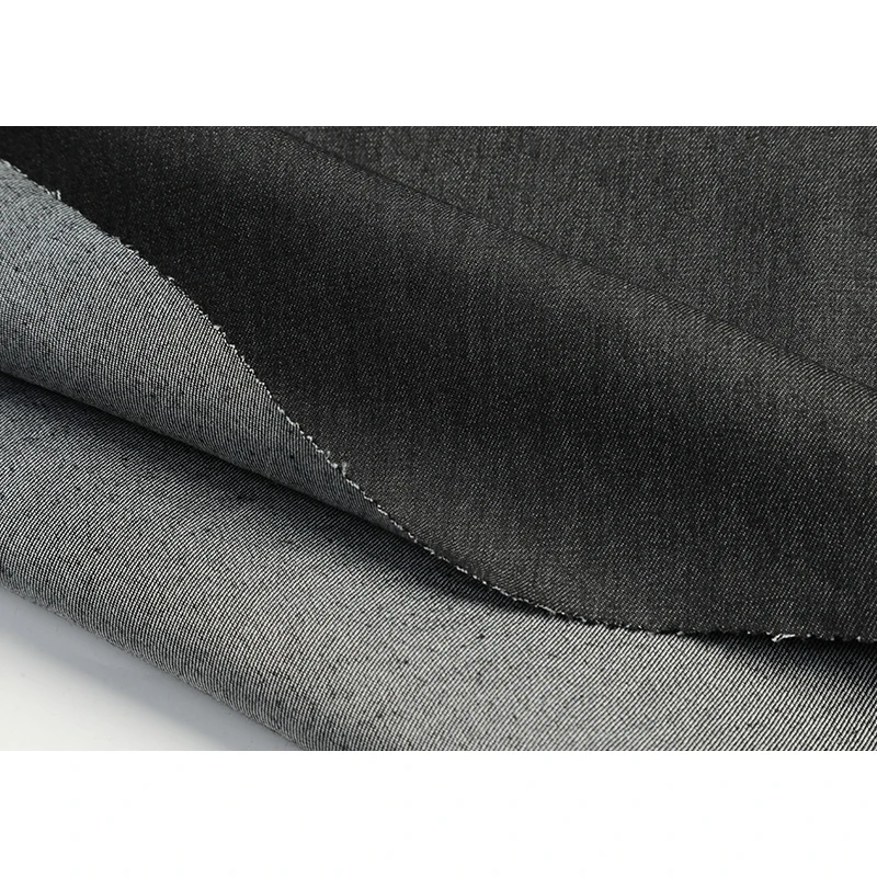 
Wholesale black color cotton stretch denim jeans fabric textile 