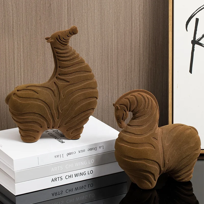 resin crafts animal table ornament toys for vintage bedroom home decoration