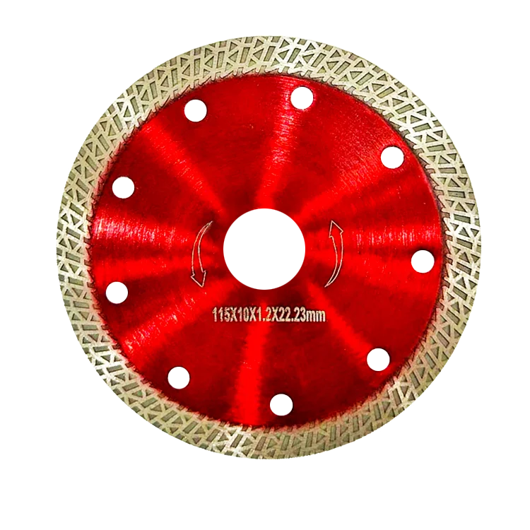 4-4.5Inch Turbo Super Thin Factory Sale High-end Sinter Cutter Ceramic Dry Circle Cutting Disc Porcelain Tile Diamond Saw Blade